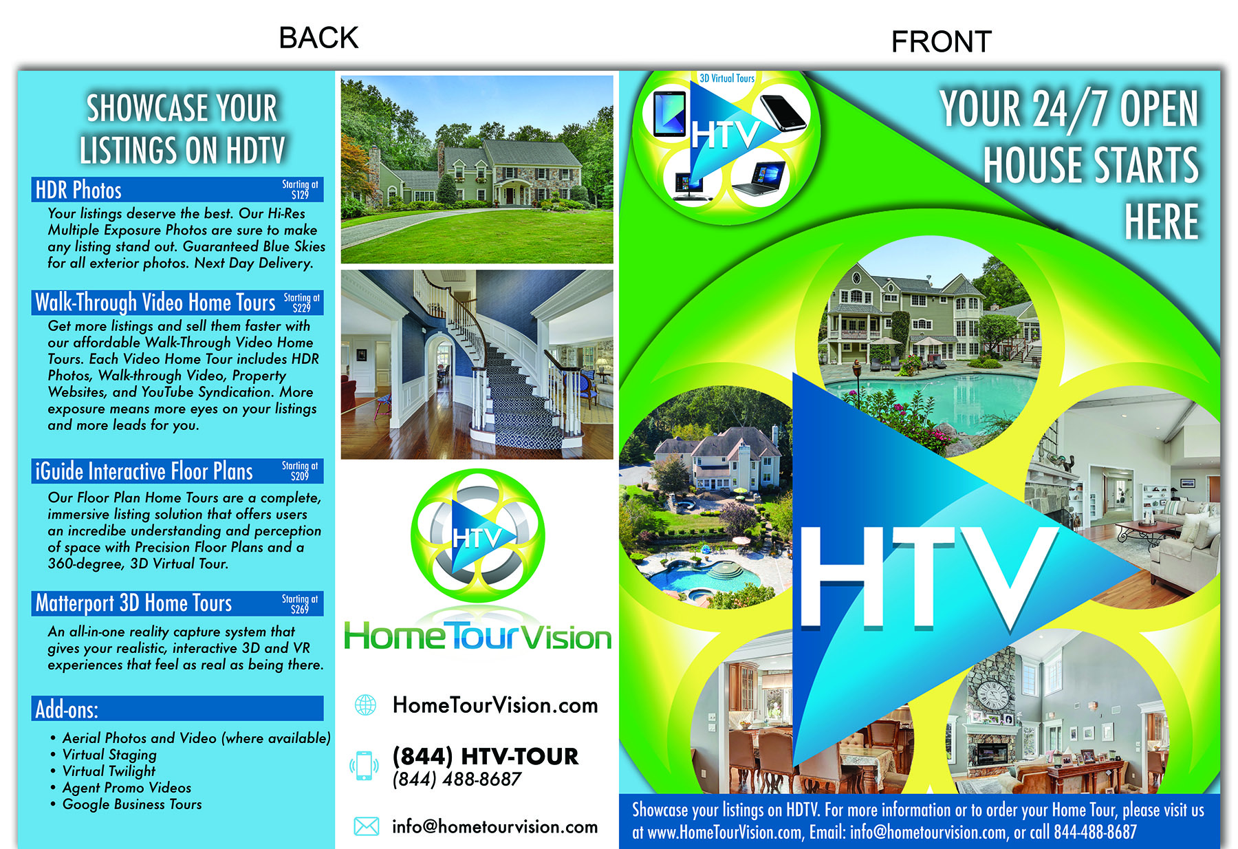 Flyer Design by selinavert 2 for HomeTourVision | Design #23046977