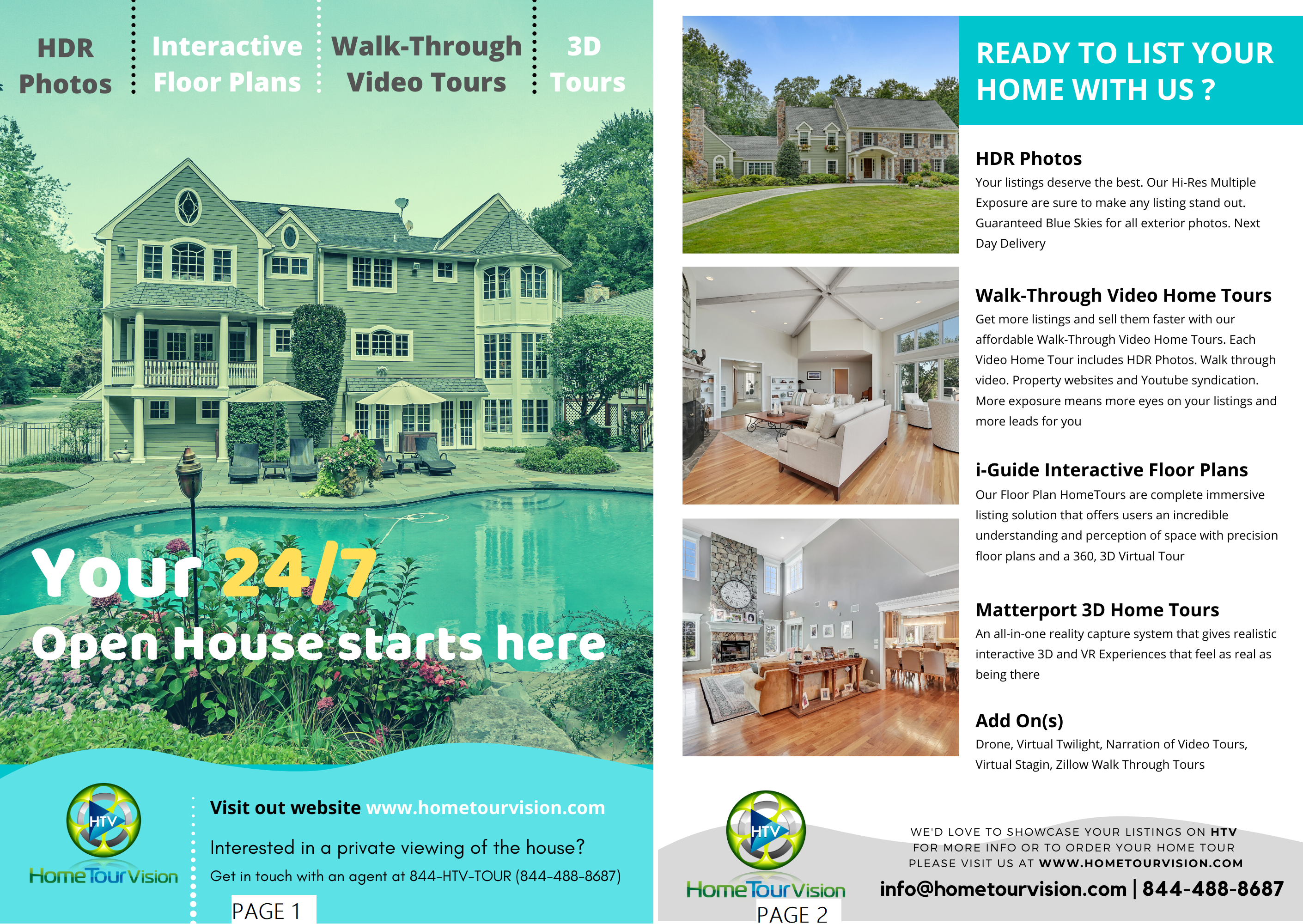 Flyer Design by philona.ali for HomeTourVision | Design #23044427
