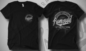 Ironwood Construction t-shirt, modern bold or old school, eye catching