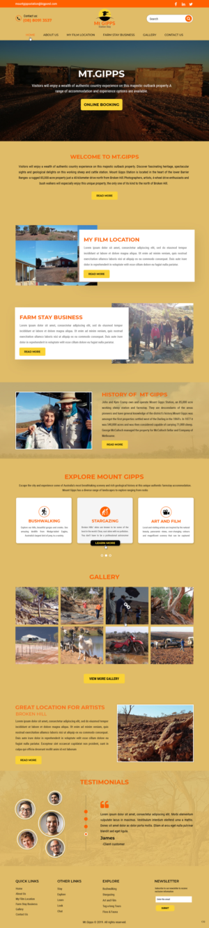 Web Design par pb pour ce projet | Design : #23038814