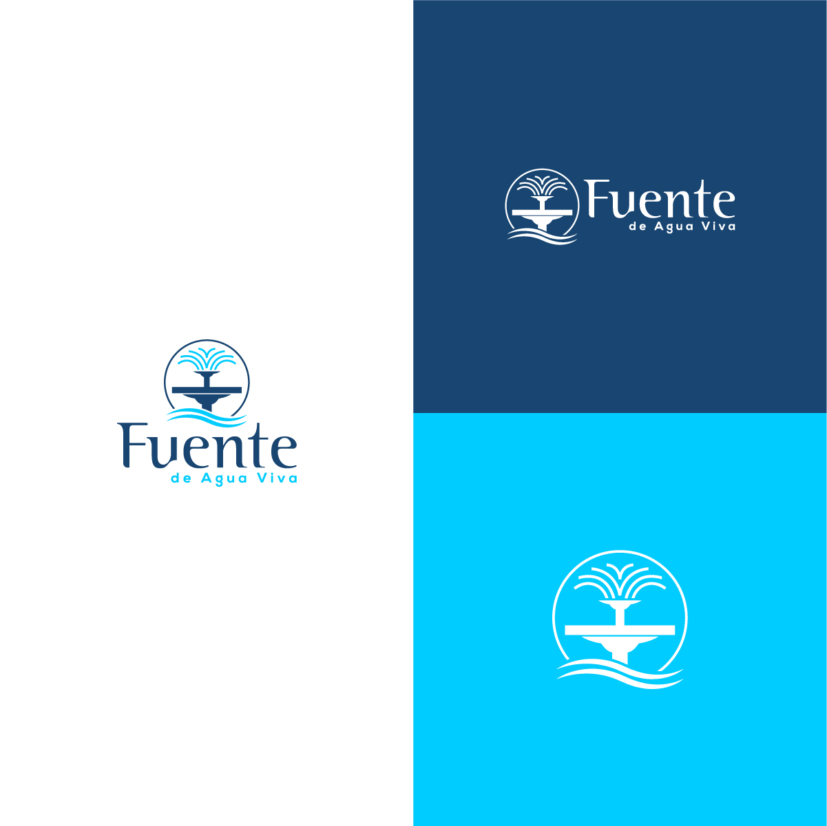 Logo-Design von Kreative_Finger für Iglesia Fuente de Agua Viva, Inc. | Design #23016302