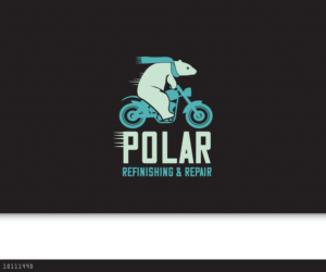 Polar Refinishing or Polar Refinishing & Repair | Logo Design by AD-X