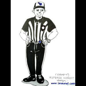 Drawing - A Cartoon Referee from my Lease Review Website | Illustration Design by toothless99