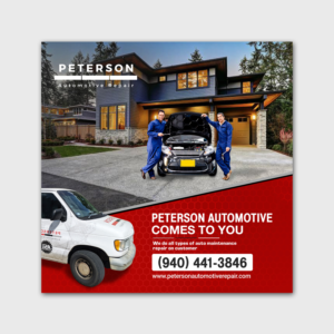 Banner Ad Design by debdesign for Peterson Automotive Repair | Design: #23041027