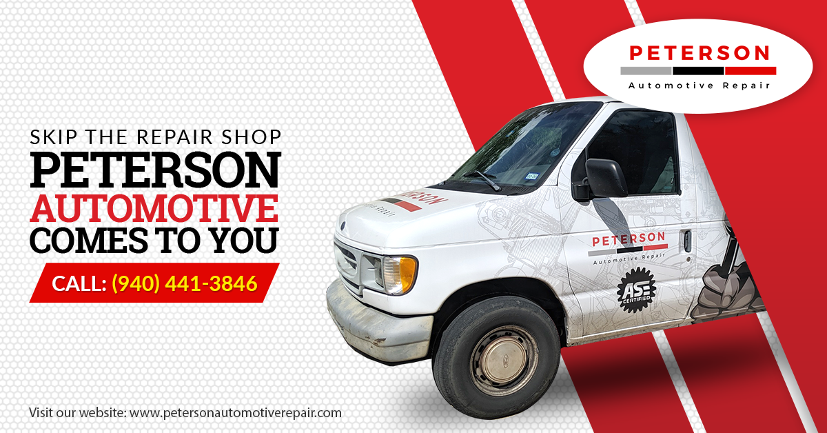 Diseño De Banner Publicitario por JustACreative1 para Peterson Automotive Repair | Diseño #23027274