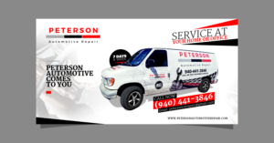Banner-Design von fastdesign360 für Peterson Automotive Repair | Design #23026140