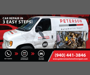 Banner Ad Design by lucas 17 for Peterson Automotive Repair | Design: #23048250