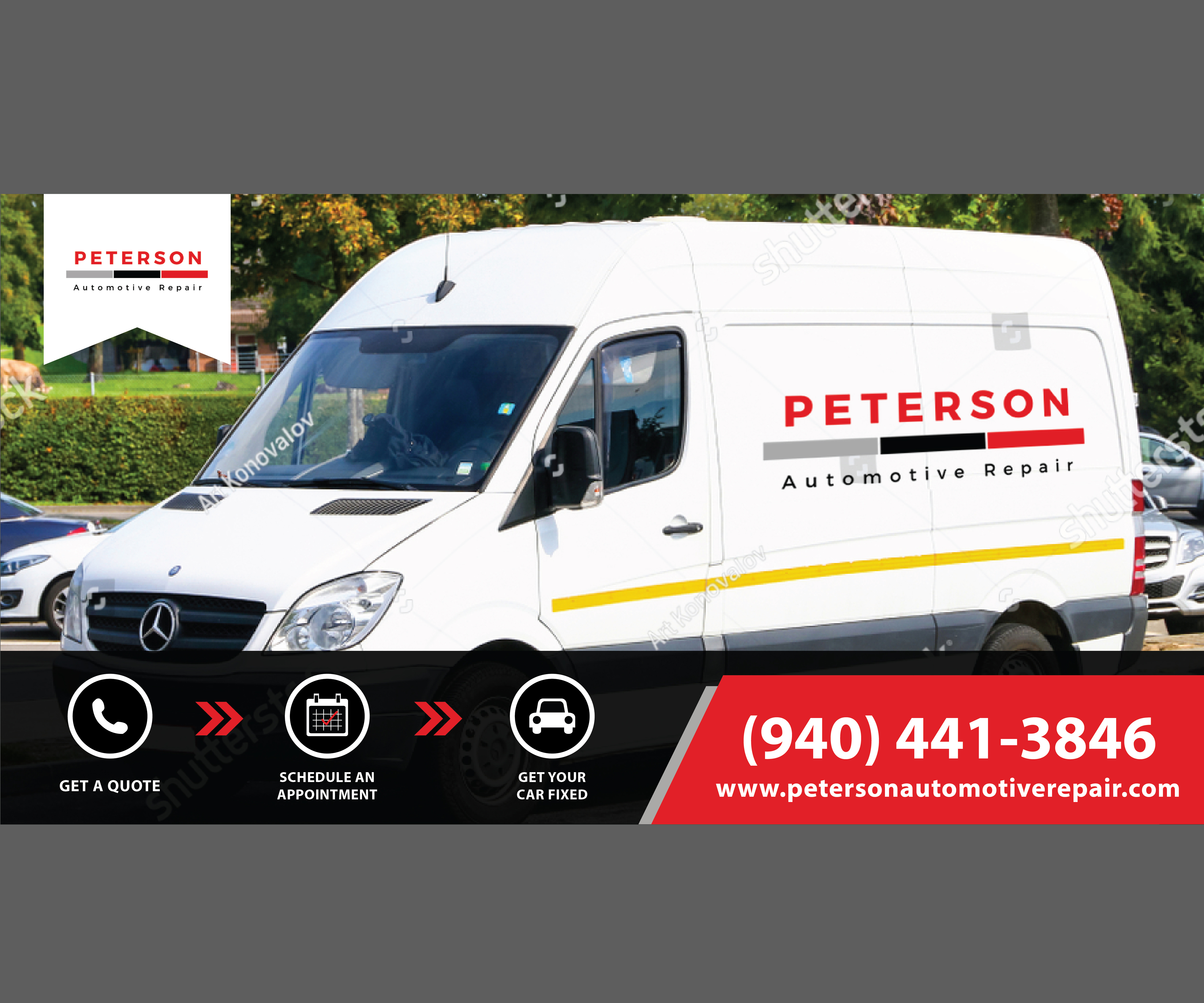 Banner Ad Design by lucas 17 for Peterson Automotive Repair | Design #23058714