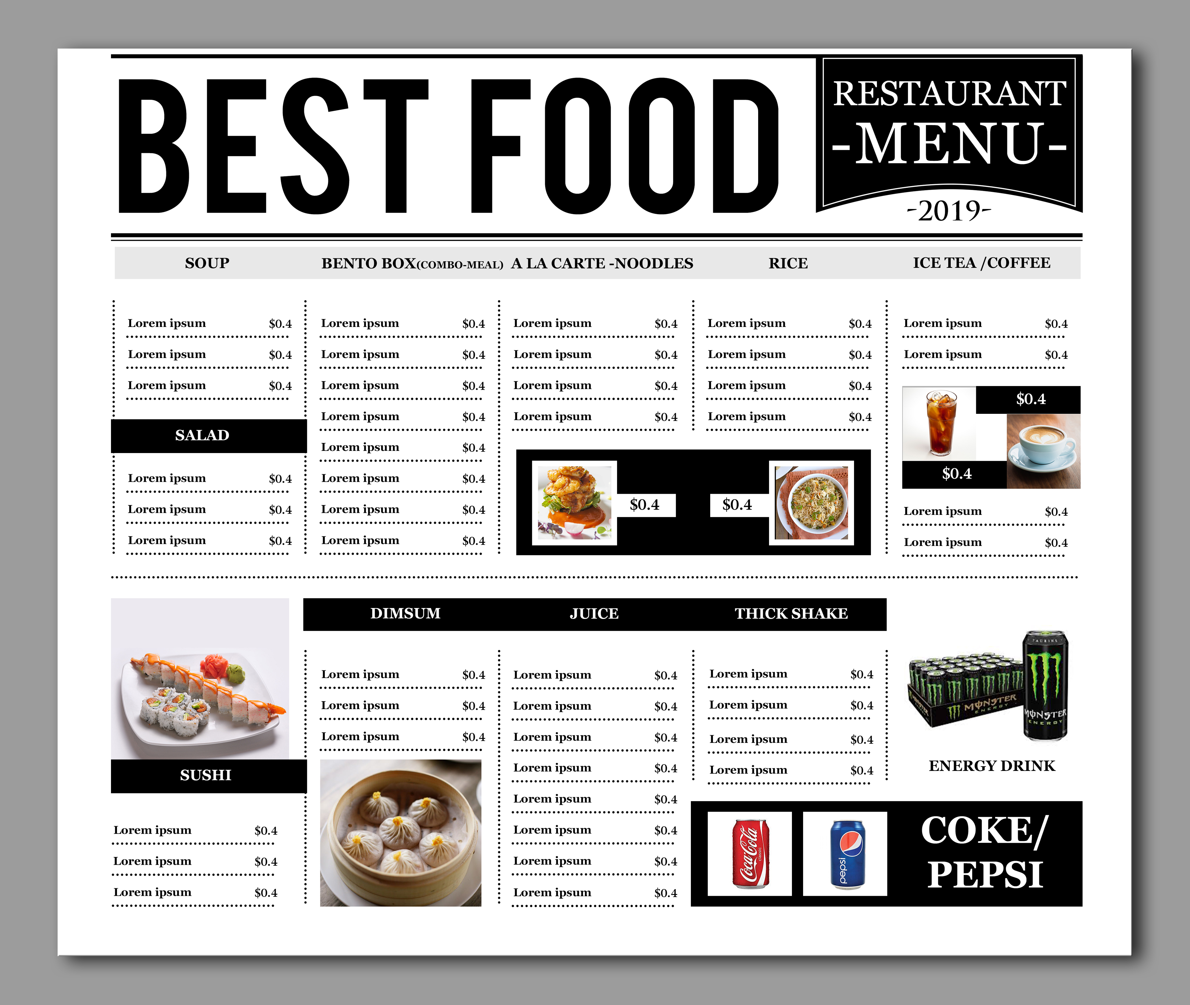 Menu Design by SAI DESIGNS for Kitchen Solutions | Design #23020352