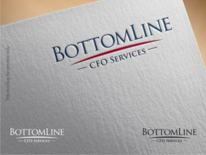 Bottom Line CFO Services | Logo Design by Atvento Graphics