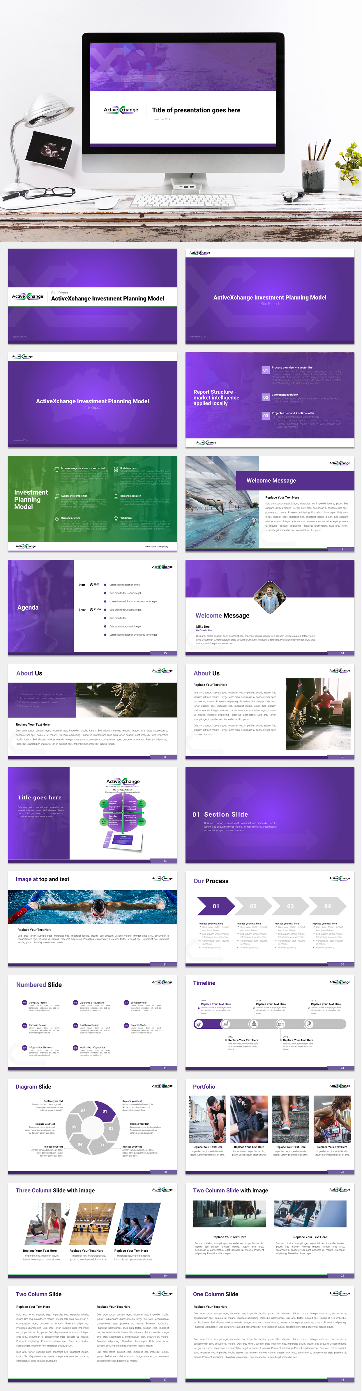 PowerPoint Design by mduarte24 for ActiveXchange | Design #23024294
