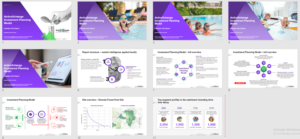 Sport Planning Report/ Company Template (in powerpoint) | PowerPoint Design by dhuruvam