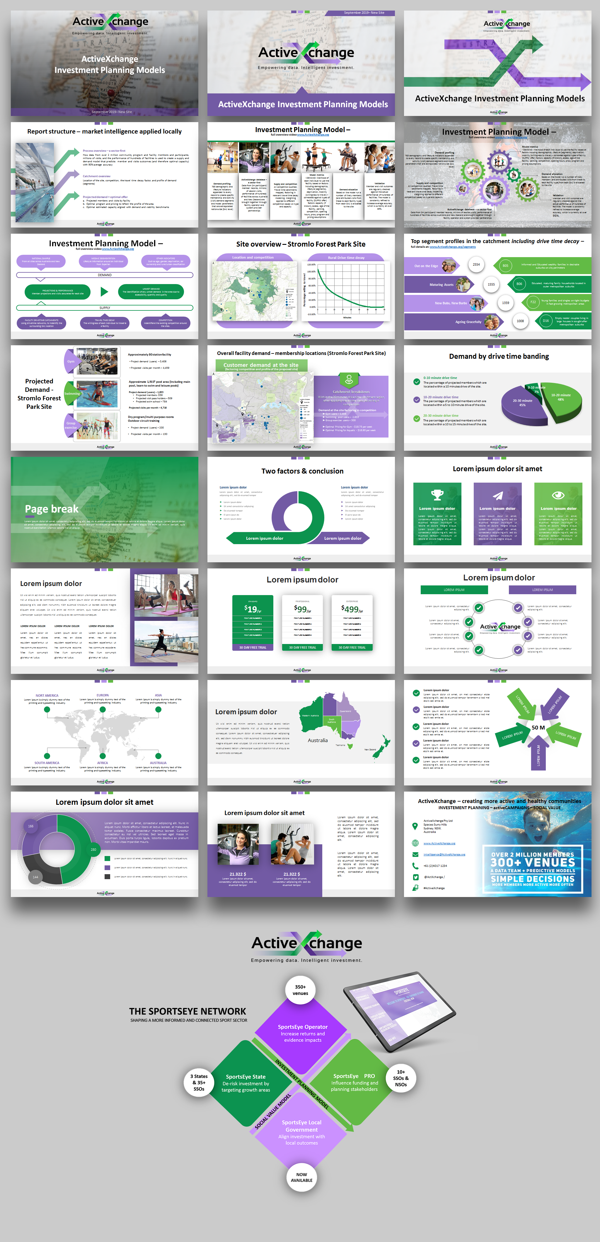 PowerPoint Design by IndreDesign for ActiveXchange | Design #23012878