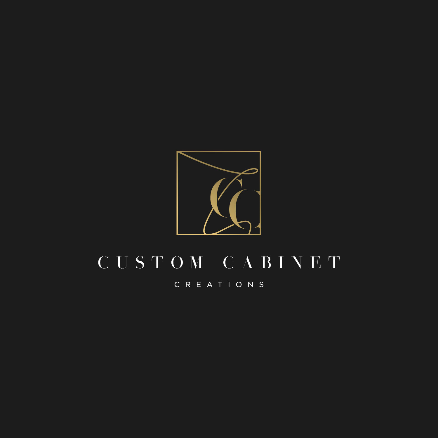 Logo Design by Iryna 3 for Custom cabinet creations | Design #23036542