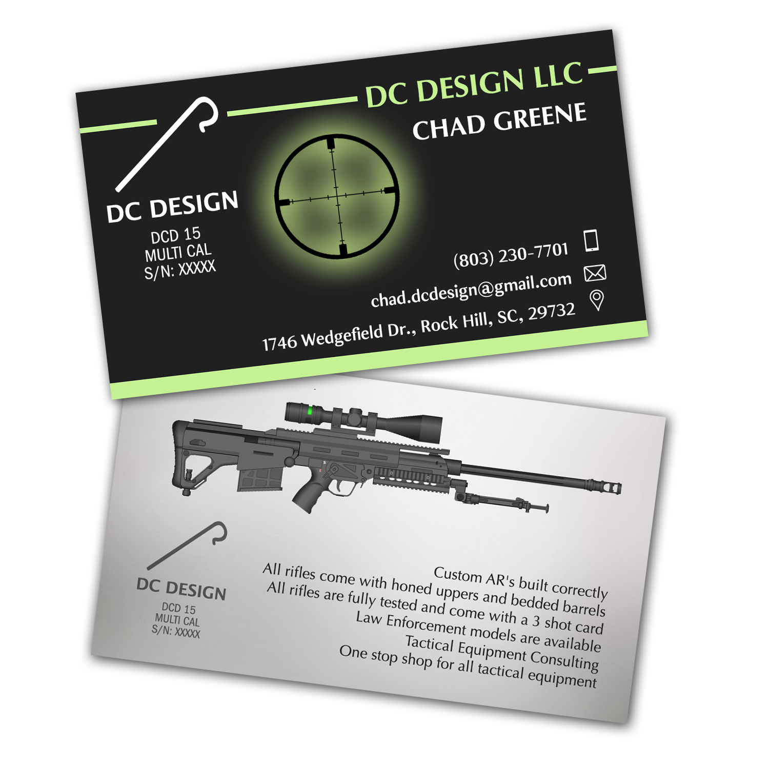 Visitenkarten-Design von Wally_F für DC Design LLC | Design #23017528