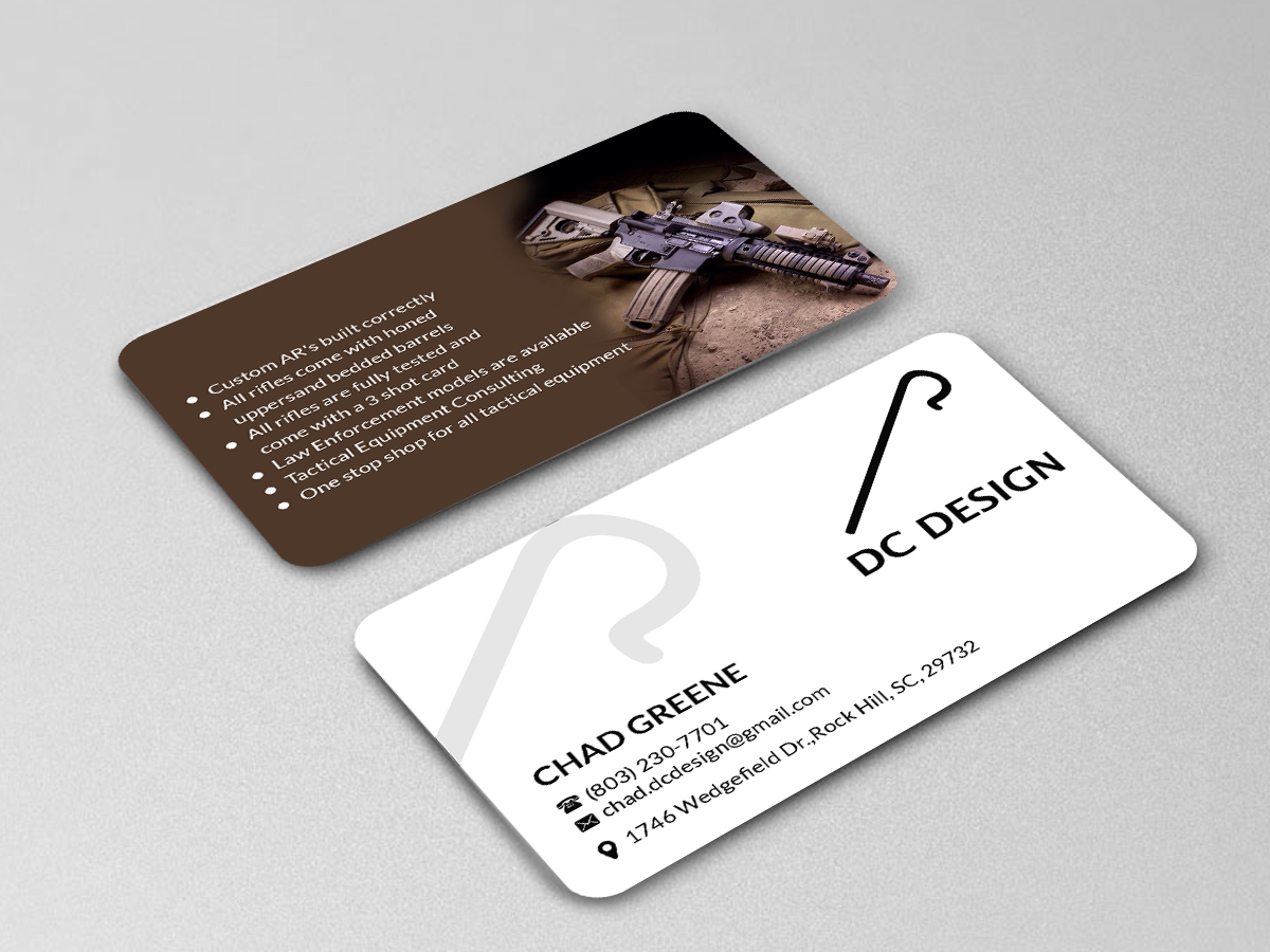 Diseño de Tarjeta de Presentación por Creations Box 2015 para DC Design LLC | Diseño #23017255