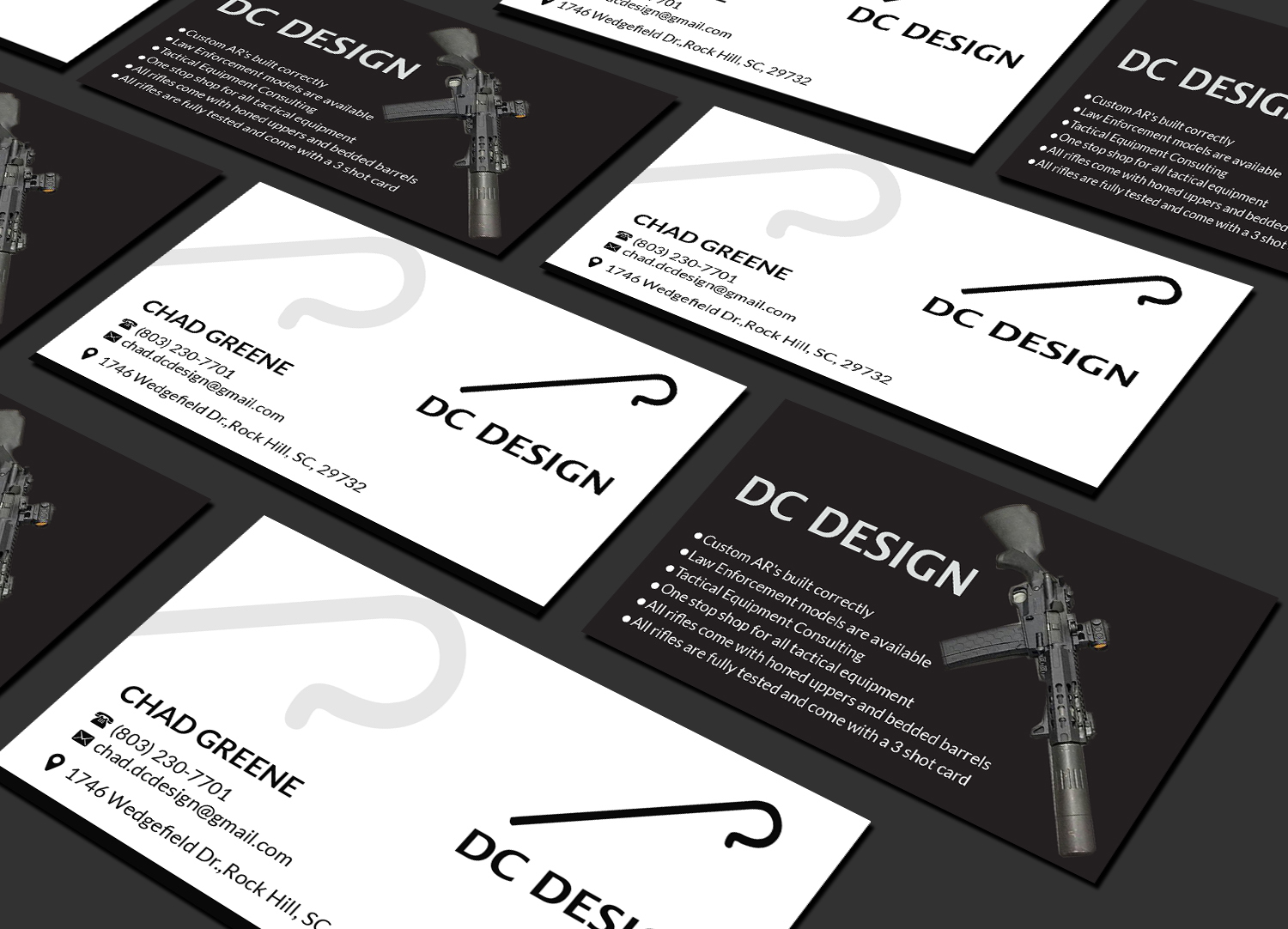 Diseño de Tarjeta de Presentación por Creations Box 2015 para DC Design LLC | Diseño #23017258
