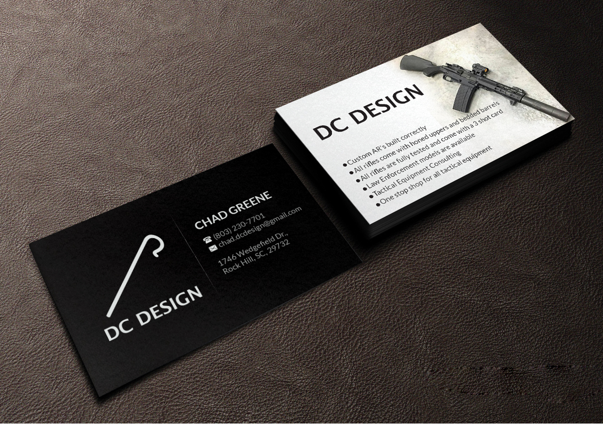 Diseño de Tarjeta de Presentación por Creations Box 2015 para DC Design LLC | Diseño #23017259