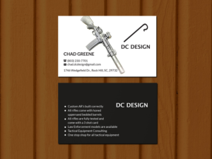 Diseño de Tarjeta de Presentación por Creations Box 2015 para DC Design LLC | Diseño: #23031114