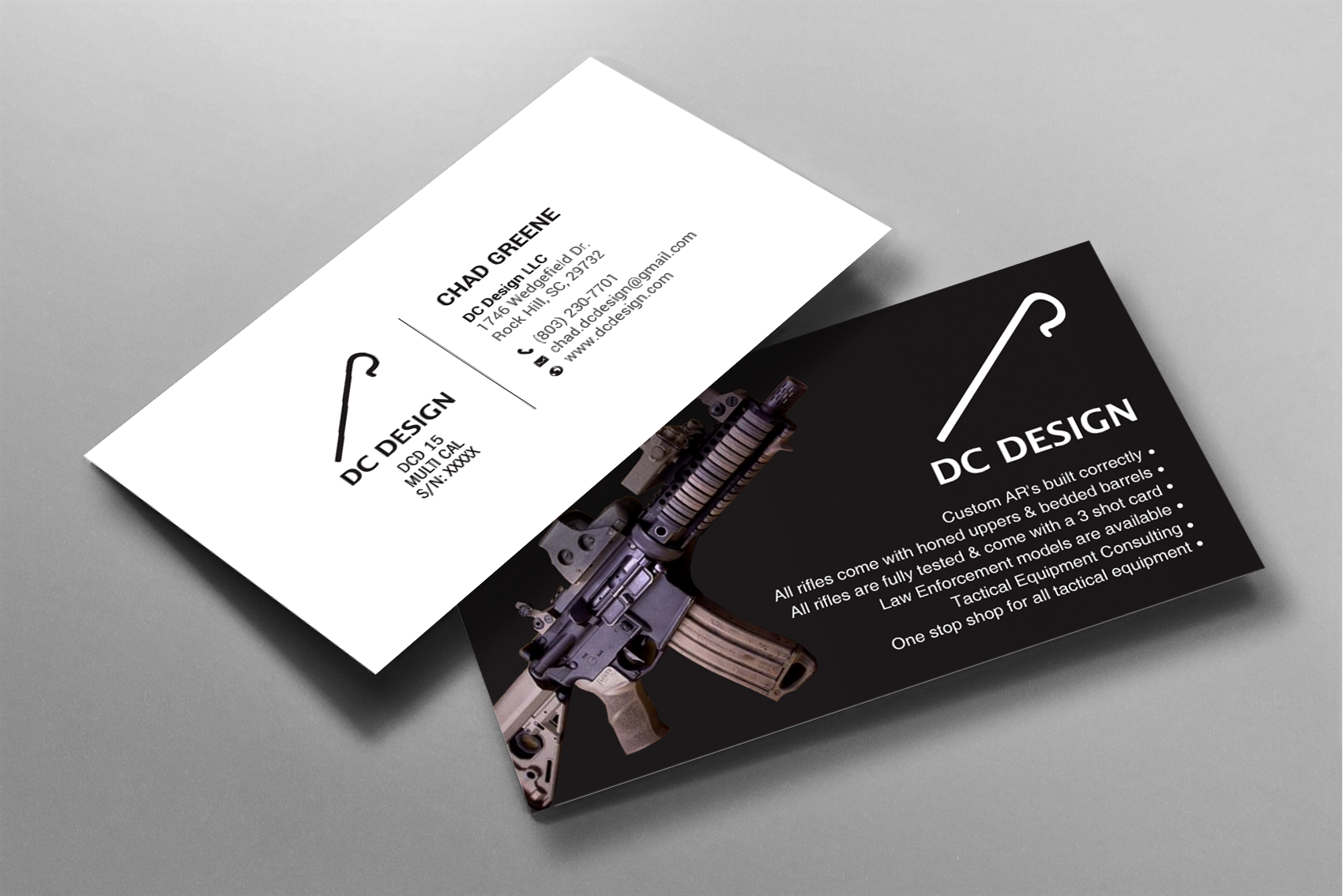 Design de Carte de Visite par chandrayaan.creative pour DC Design LLC | Design #23016539