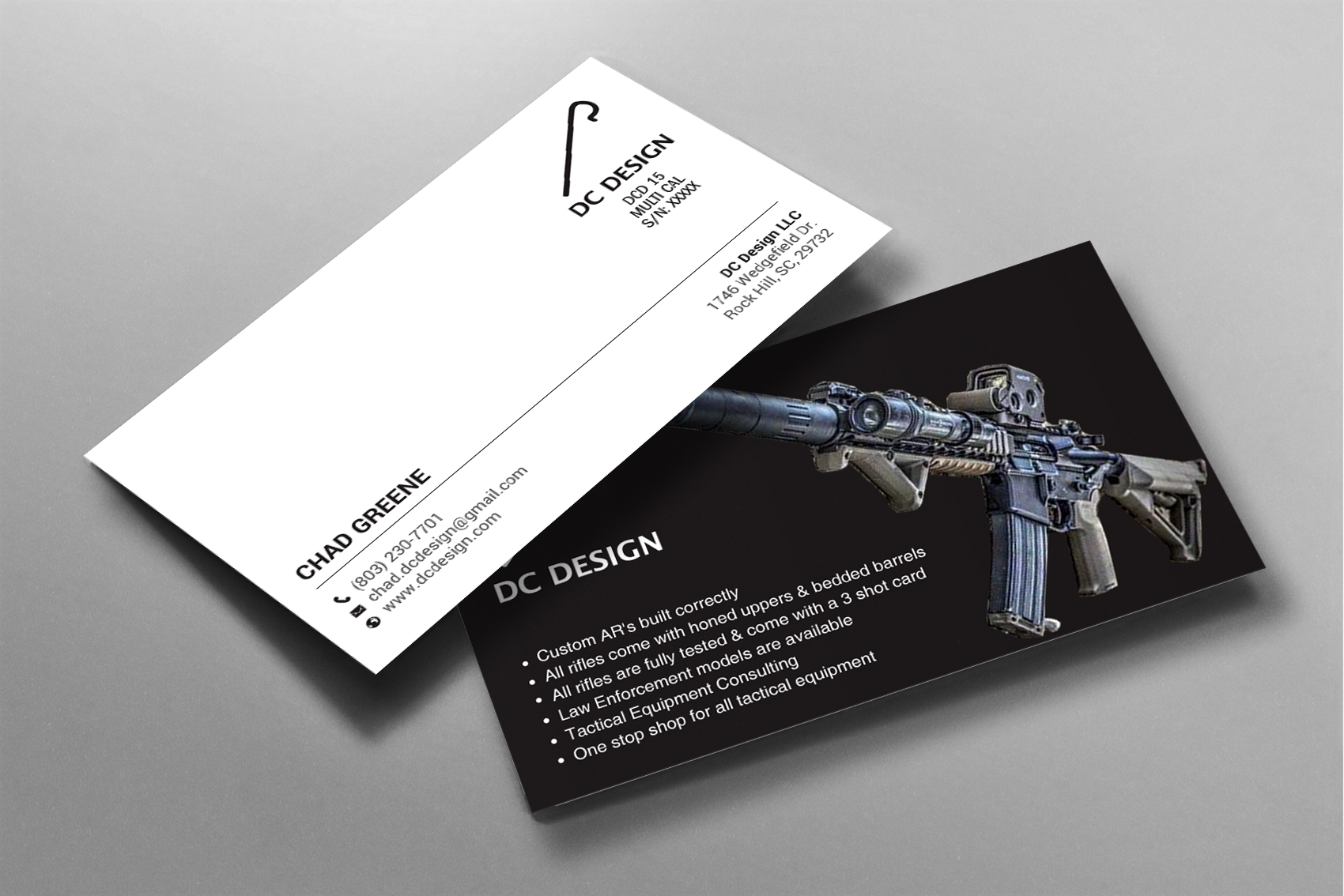 Design de Carte de Visite par chandrayaan.creative pour DC Design LLC | Design #23016540