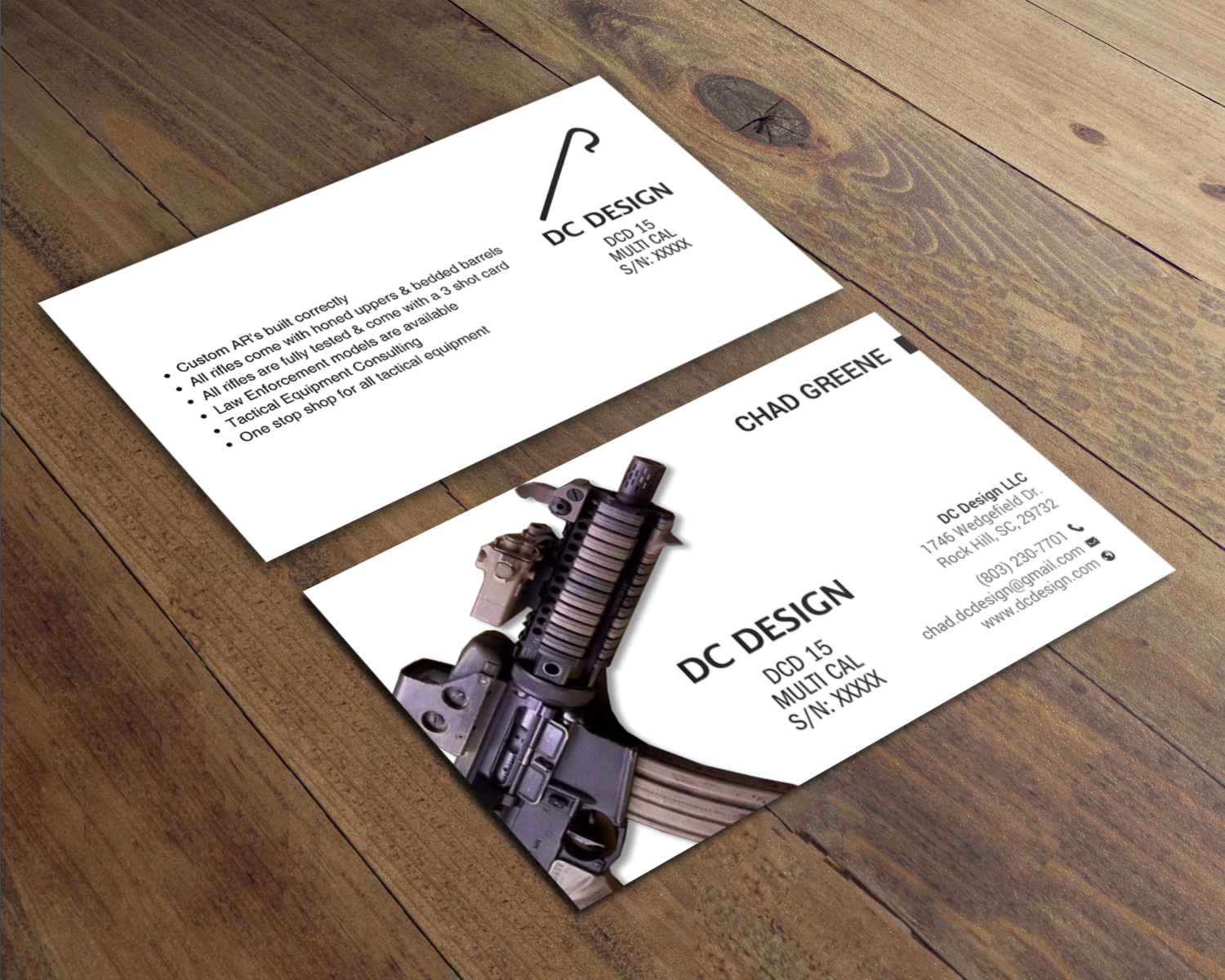 Design de Carte de Visite par chandrayaan.creative pour DC Design LLC | Design #23017854