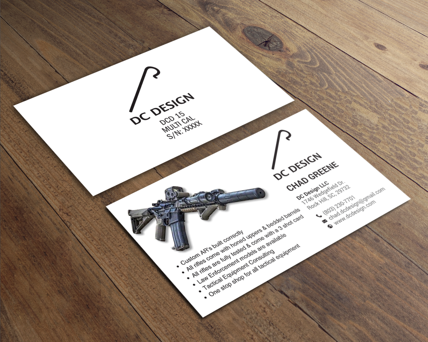 Design de Carte de Visite par chandrayaan.creative pour DC Design LLC | Design #23017856