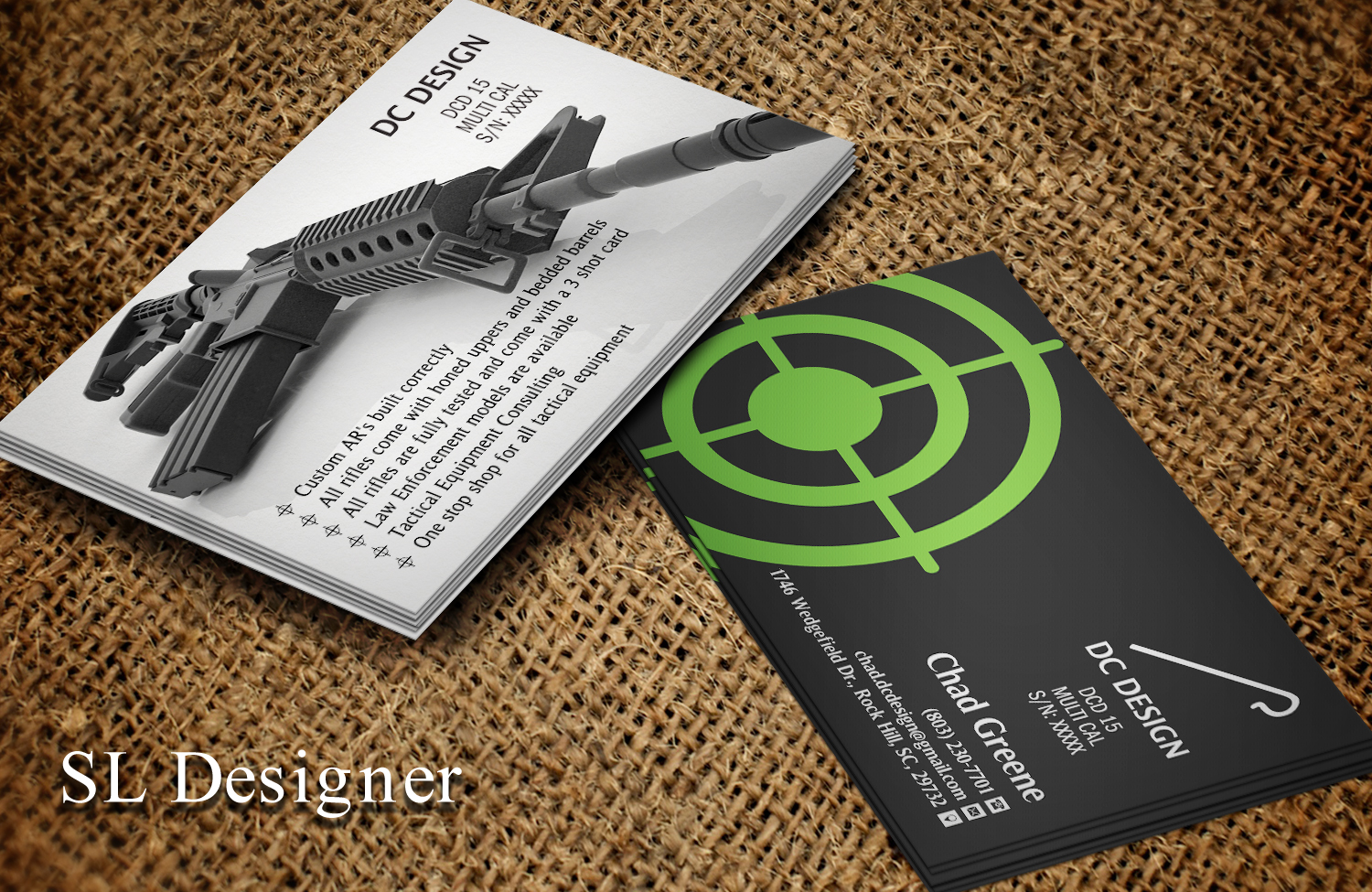 Diseño de Tarjeta de Presentación por SL Designer para DC Design LLC | Diseño #23017353
