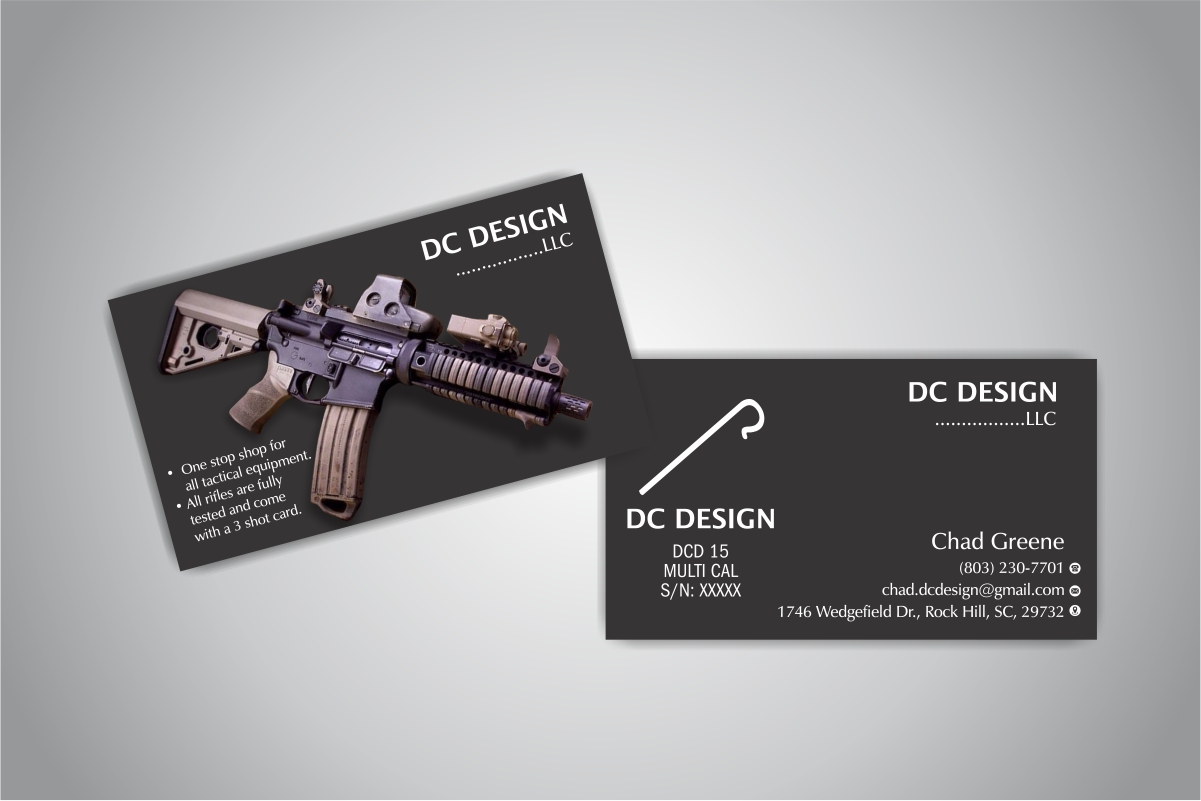 Diseño de Tarjeta de Presentación por Dave Paresh para DC Design LLC | Diseño #23023792