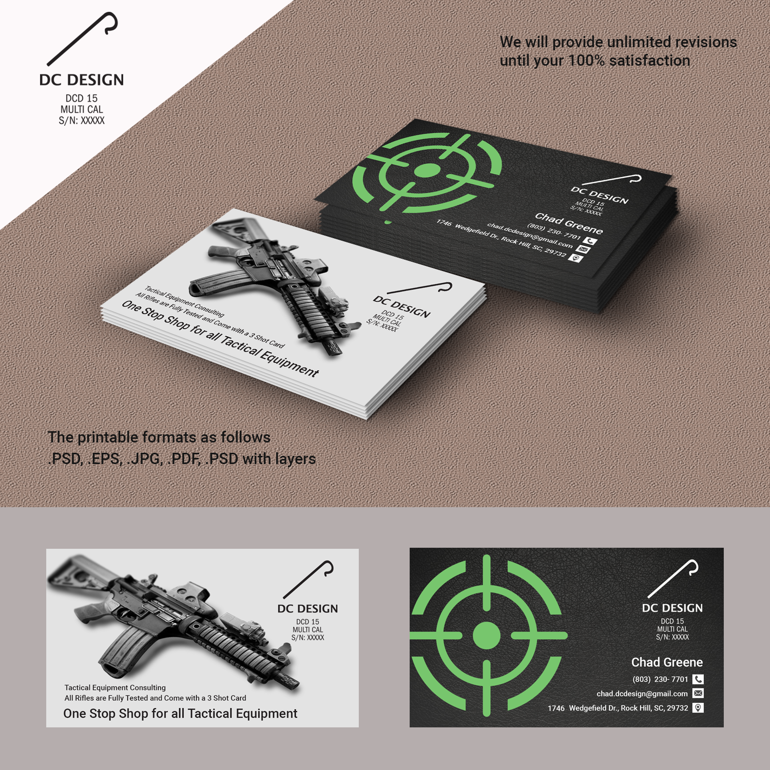 Design de Carte de Visite par Rajib Bhattacharya pour DC Design LLC | Design #23015082