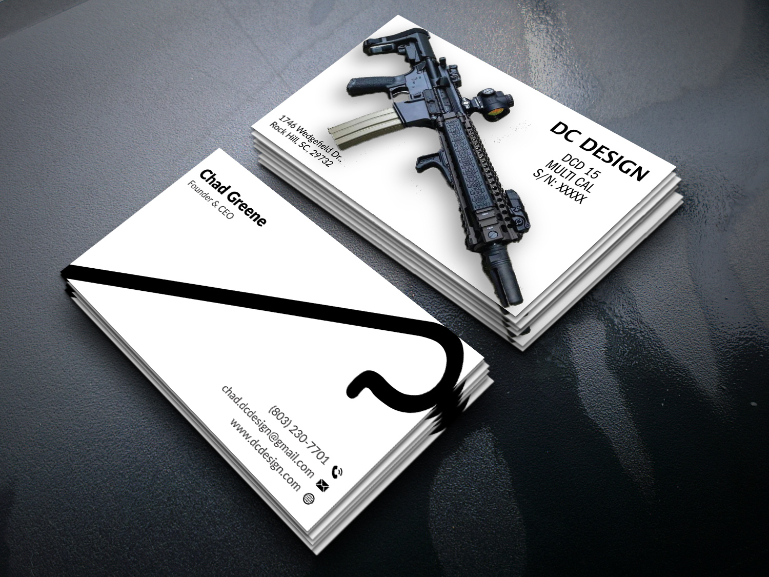 Business Card Design by Musa. A for DC Design LLC | Design #23014367