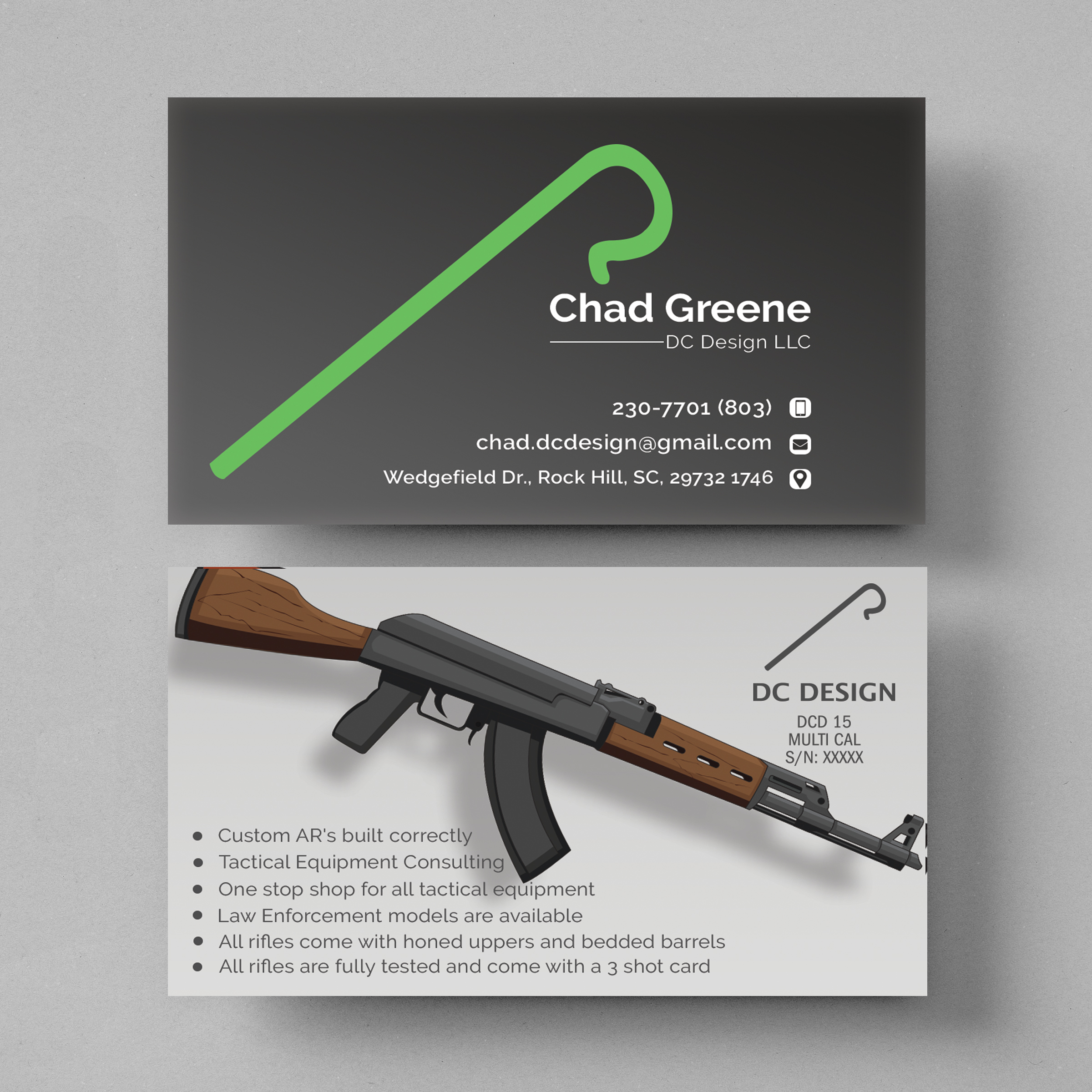 Diseño de Tarjeta de Presentación por BrpDesign para DC Design LLC | Diseño #23015765