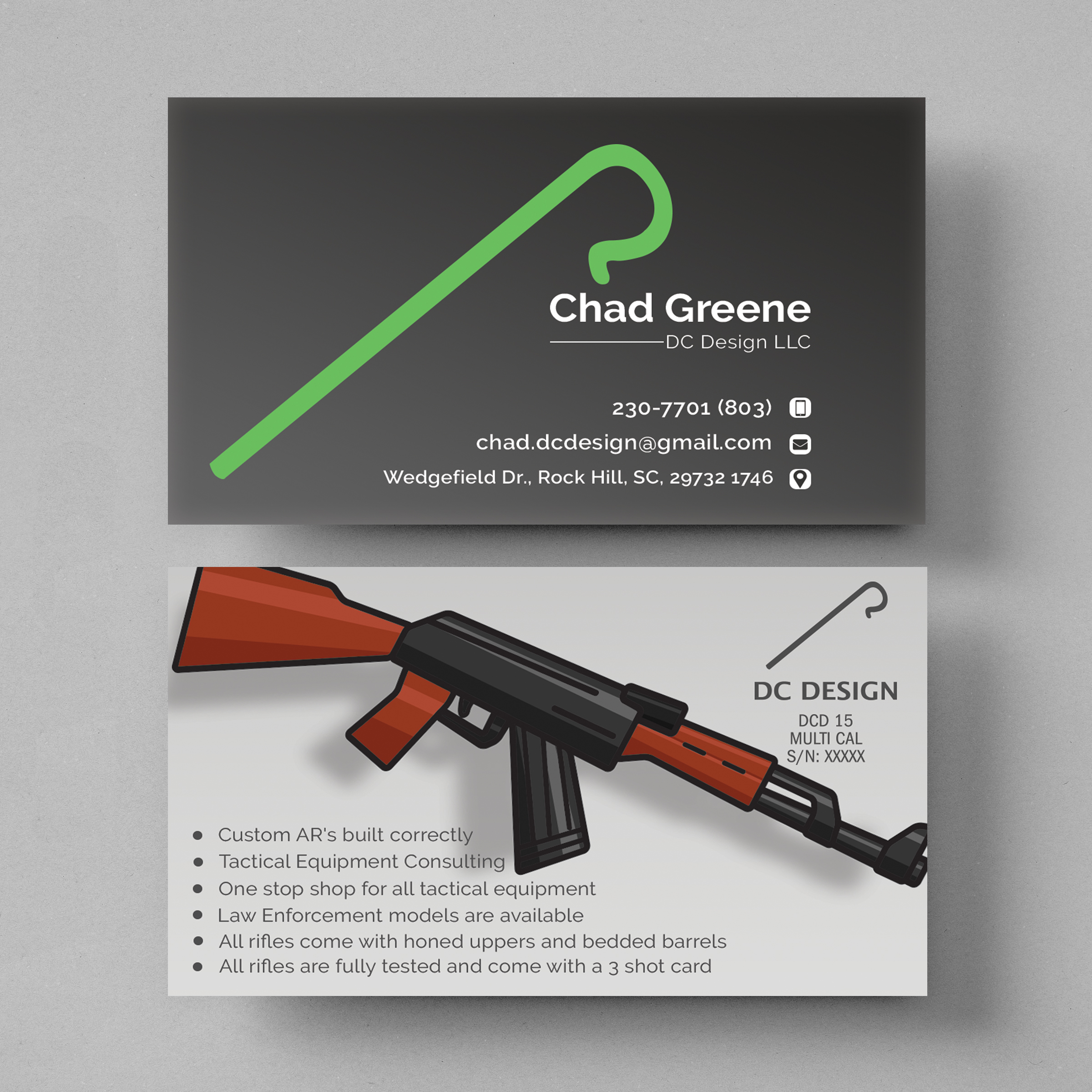 Diseño de Tarjeta de Presentación por BrpDesign para DC Design LLC | Diseño #23015766