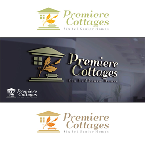 Premiere Cottages, Six Bed Senior Homes | Logo Design by prascovic