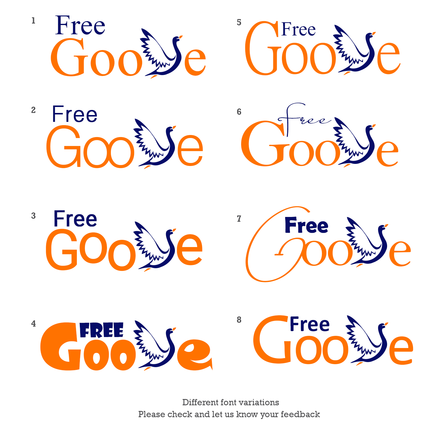 Logo Design by Rajib Bhattacharya for Free Goose | Design #23039896
