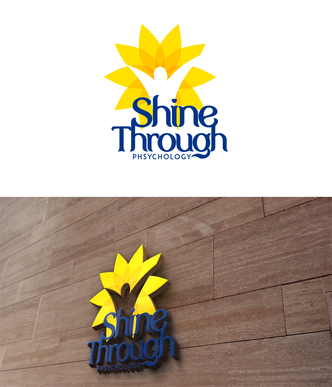 Diseño de Logo por trufya para Shine Through Psychology  | Diseño #23040115