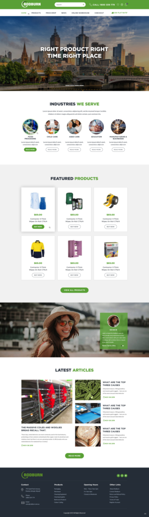 Web Design by pb for Rodburn | Design: #23027534