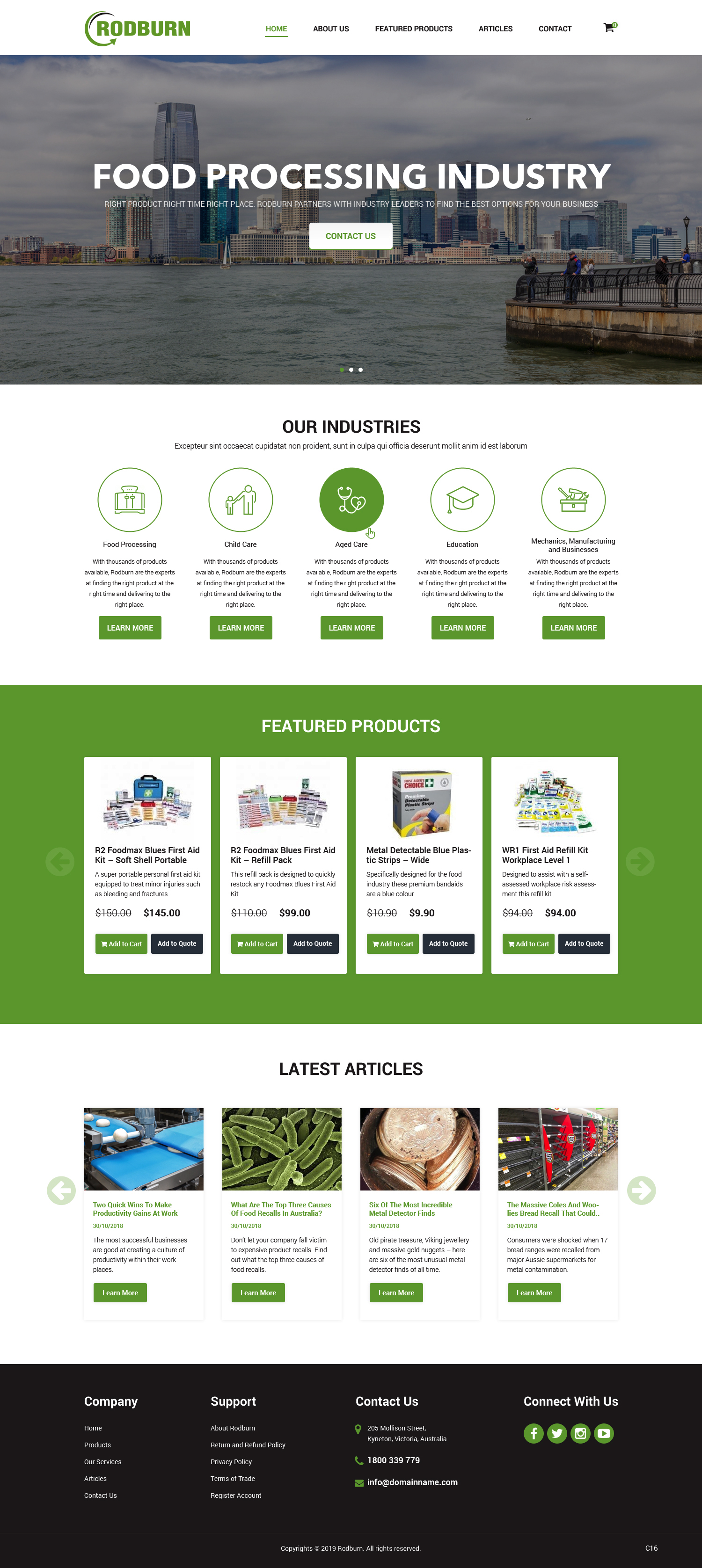 Web Design by pb for Rodburn | Design #23027536