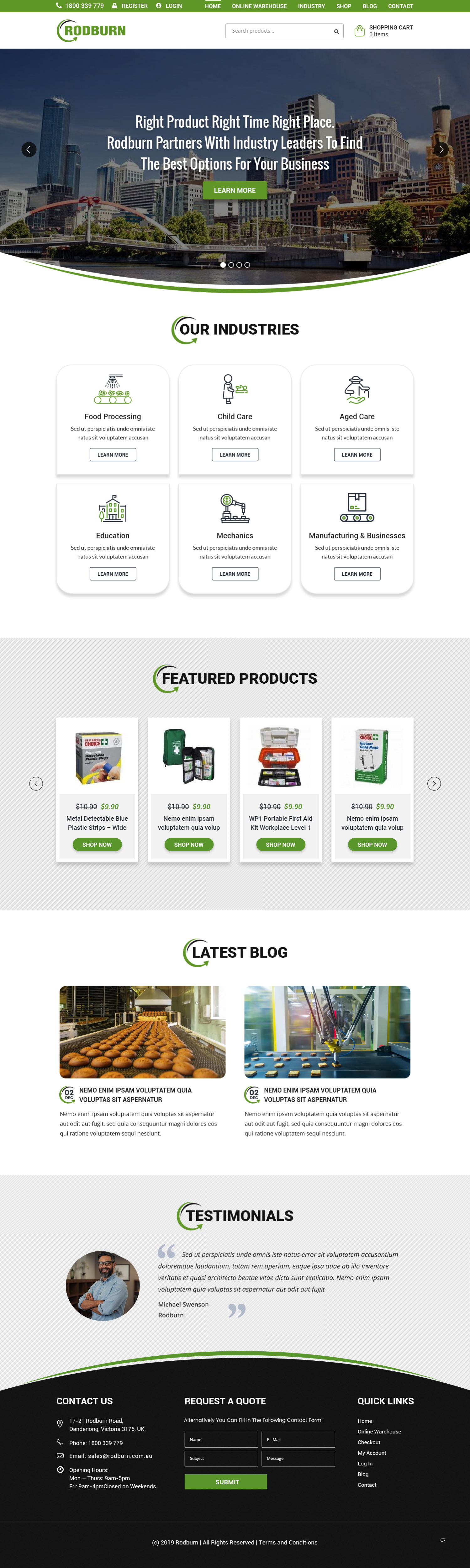 Web Design by pb for Rodburn | Design #23027539