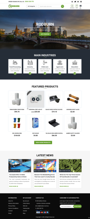 Web Design by pb for Rodburn | Design: #23027545