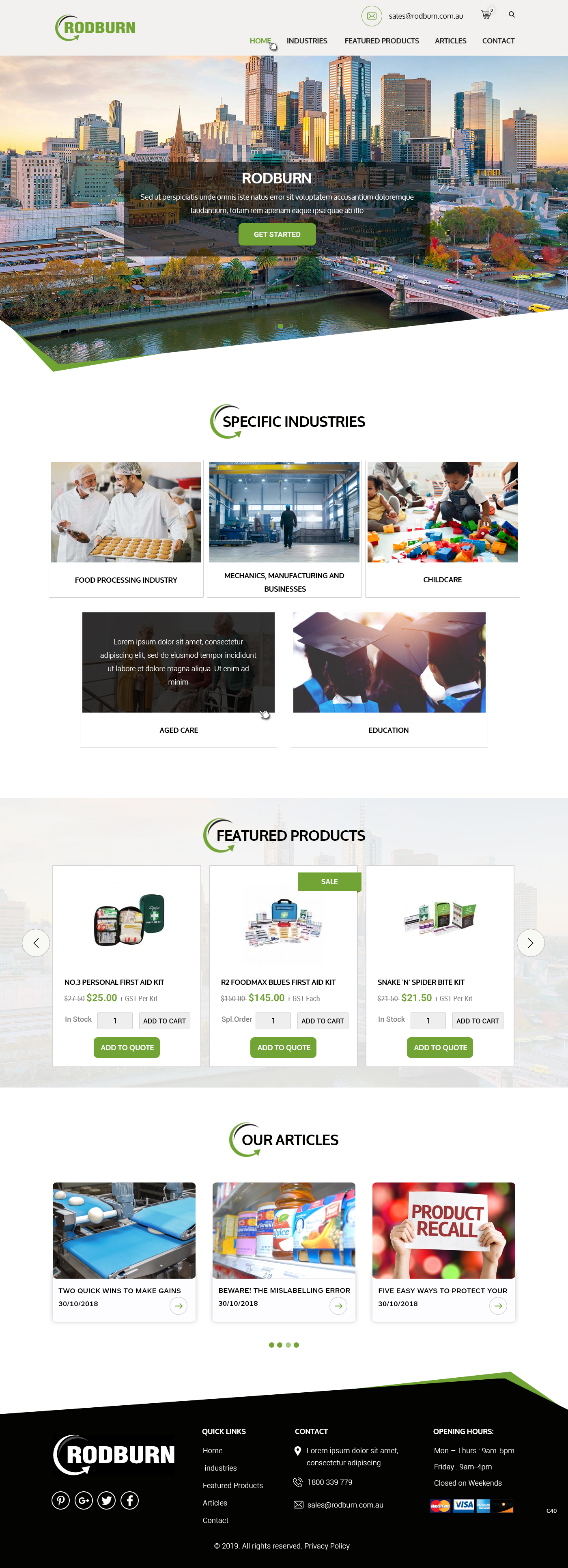 Web Design by pb for Rodburn | Design #23027546