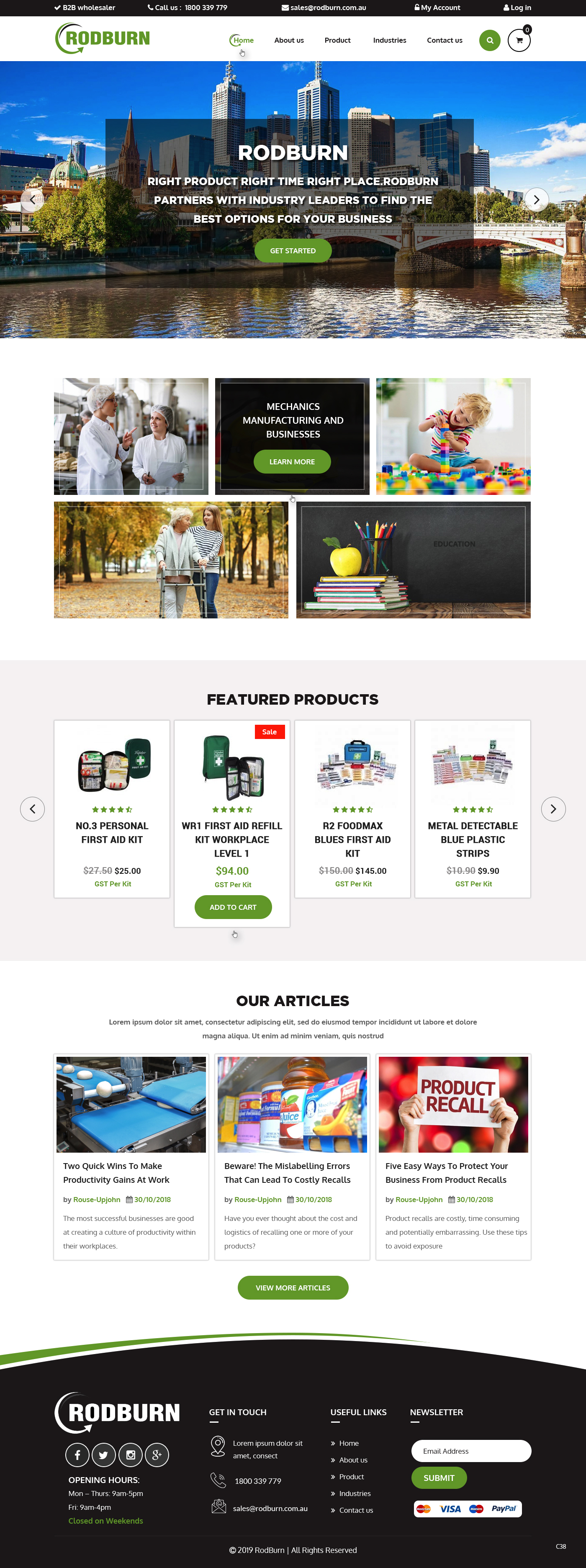 Web Design by pb for Rodburn | Design #23027549