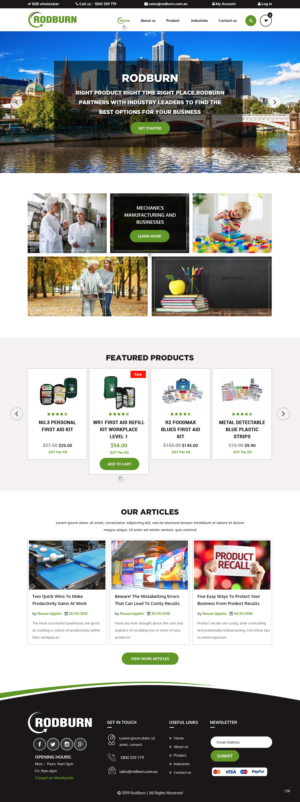 Web Design by pb for Rodburn | Design: #23027549