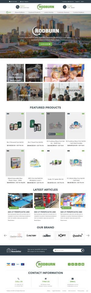 Web Design by pb for Rodburn | Design: #23027550