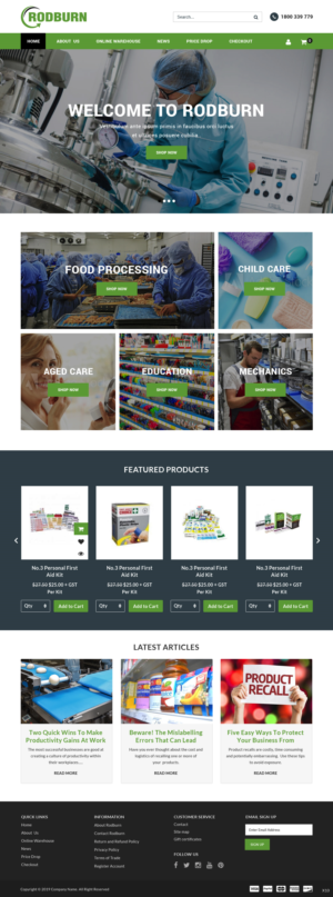 Web Design by pb for Rodburn | Design: #23027552