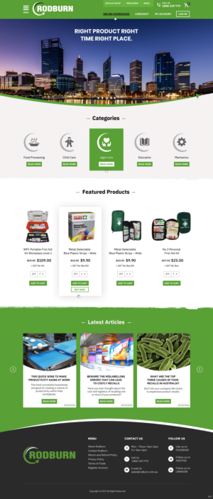 Web Design by pb for Rodburn | Design: #23027553