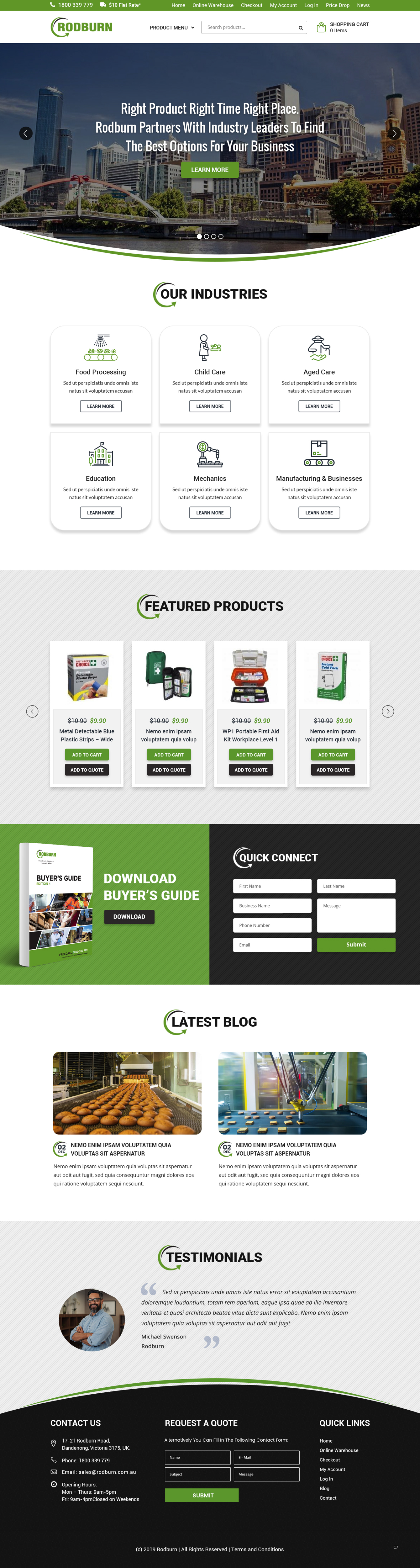 Web Design by pb for Rodburn | Design #23038834