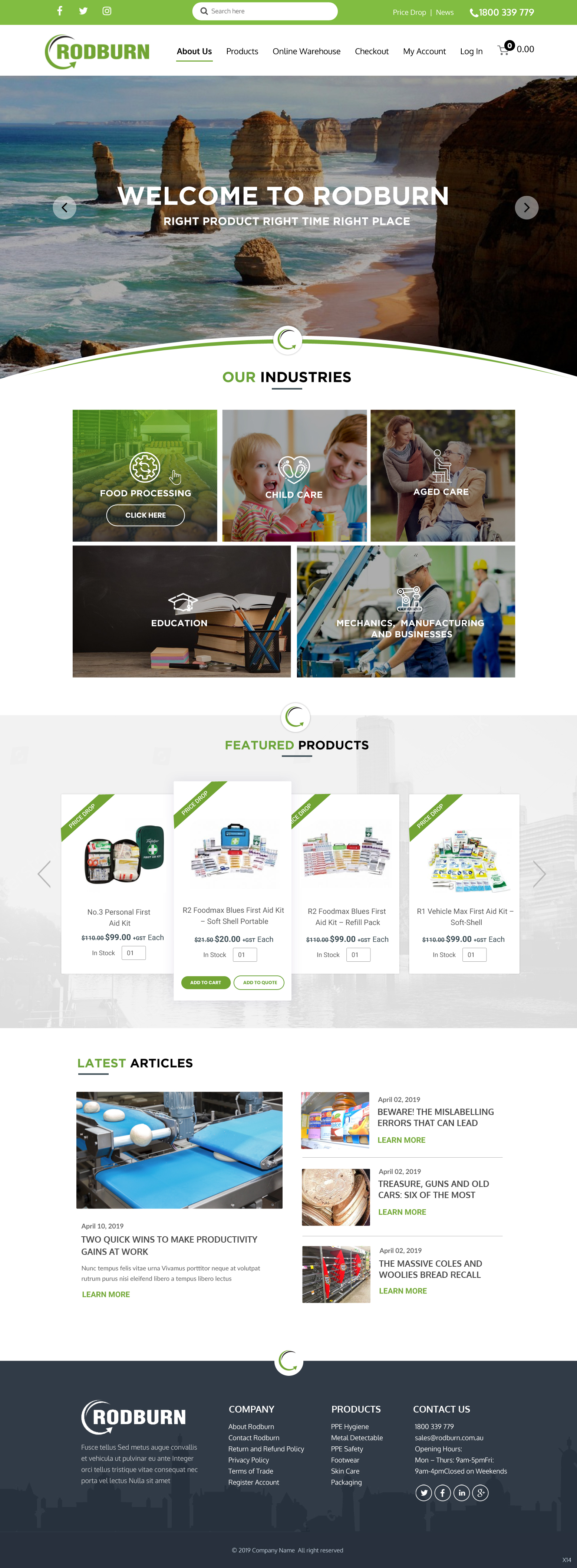 Web Design by pb for Rodburn | Design #23044890