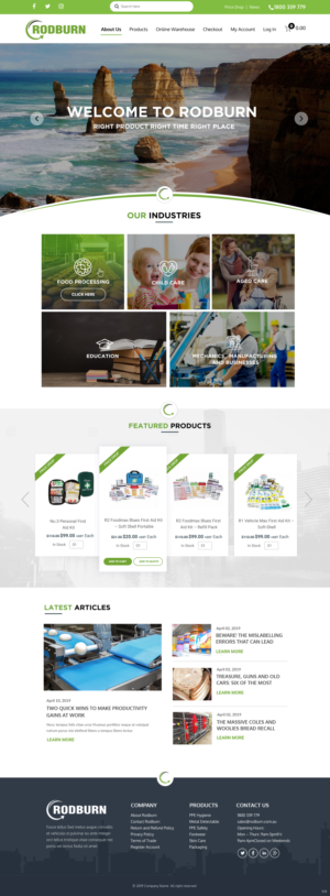 Web Design by pb for Rodburn | Design: #23044890