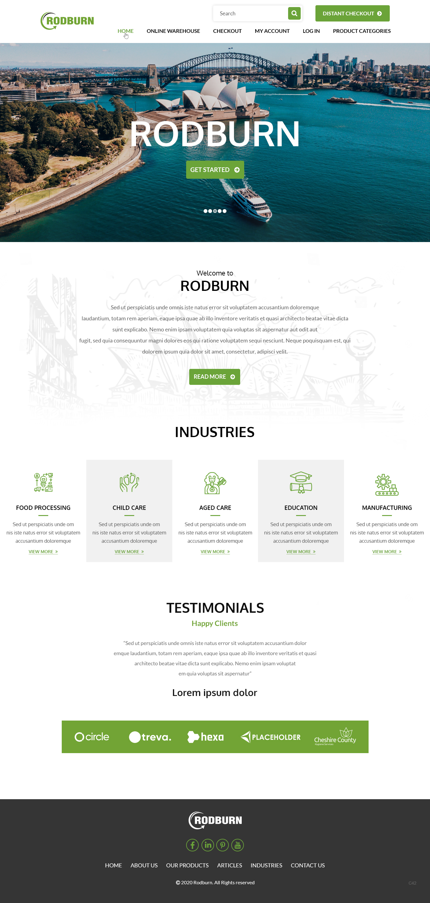 Web Design by pb for Rodburn | Design #25347685